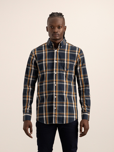 Mens Bold Check Shirt