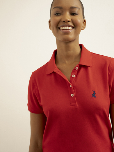 Women’s Essential Small Pony Short Sleeve Golfer