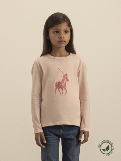 Girls Jordan Printed Long Sleeve Tee