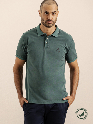 Mens Overdyed Golfer Shirt