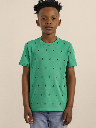 Boys Sebastian Monogram Tee