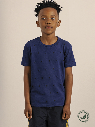 Boys Sebastian Monogram Tee