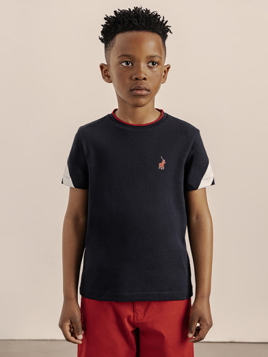 Boys Textured Tee