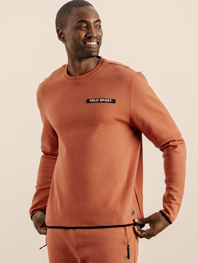 Mens Sport Sweat Top - Front View