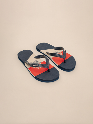 Mens Crest Flip Flop