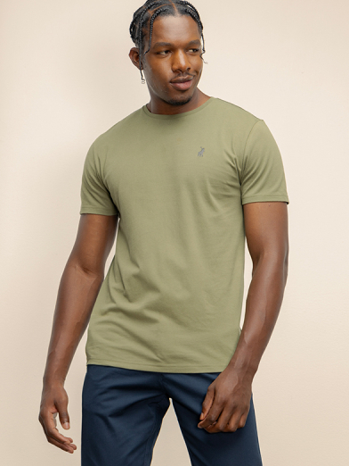 Mens Short Sleeve Crew Neck Tee