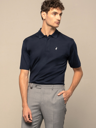 Mens Short Sleeve Mercerised Golfer