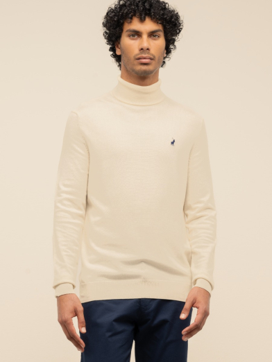 Mens Long Sleeve Roll Neck Knitwear 