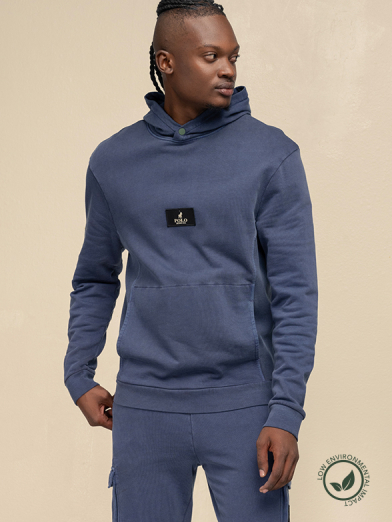 Mens Long Sleeve Hooded Sweat Top