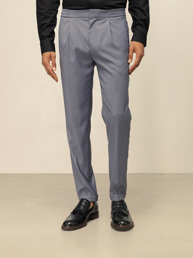 Mens Fashion Cropped Trouser