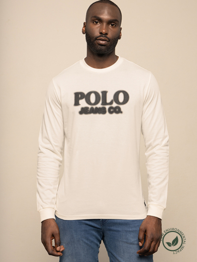 Mens PJC Long Sleeve Logo Tee