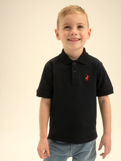 Boys classic short sleeve golfer