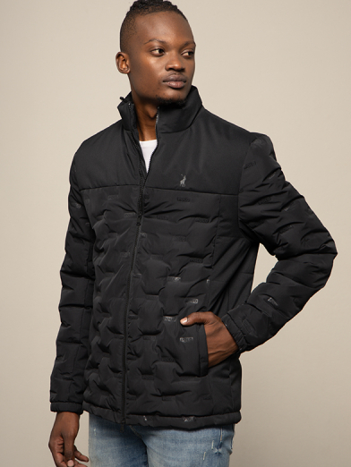 Mens is embossed puffer jacket