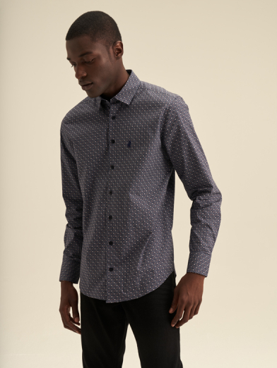 Micro print shirt