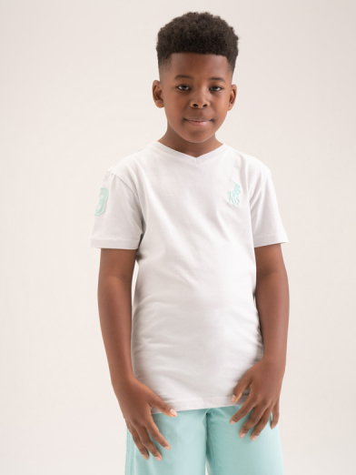 Boys numerical v neck tee